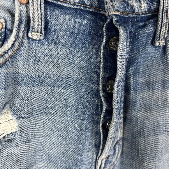 Mother Superior The Tom Cat Jeans In The Confession Wash Size 24 Distressed Boho - Picture 8 of 13